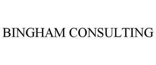 BINGHAM CONSULTING