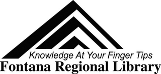 KNOWLEDGE AT YOUR FINGER TIPS FONTANA REGIONAL LIBRARY