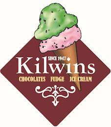 SINCE 1947 KILWINS CHOCOLATES FUDGE ICE CREAM