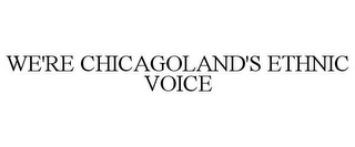 WE'RE CHICAGOLAND'S ETHNIC VOICE