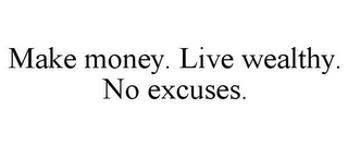 MAKE MONEY. LIVE WEALTHY. NO EXCUSES.