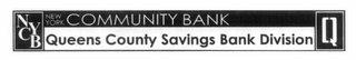 NYCB NEW YORK COMMUNITY BANK QUEENS COUNTY SAVINGS BANK DIVISION Q