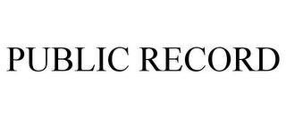 PUBLIC RECORD