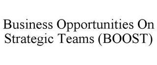 BUSINESS OPPORTUNITIES ON STRATEGIC TEAMS (BOOST)