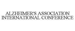 ALZHEIMER'S ASSOCIATION INTERNATIONAL CONFERENCE