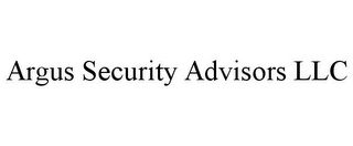 ARGUS SECURITY ADVISORS LLC