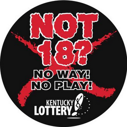 NOT 18? NO WAY! NO PLAY! KENTUCKY LOTTERY!