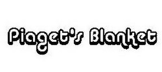 PIAGET'S BLANKET