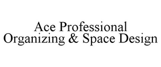 ACE PROFESSIONAL ORGANIZING & SPACE DESIGN