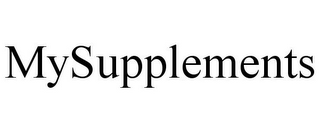 MYSUPPLEMENTS