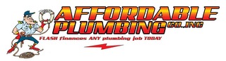 AFFORDABLE PLUMBING CO., INC FLASH FINANCES ANY PLUMBING JOB TODAY