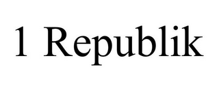 1 REPUBLIK