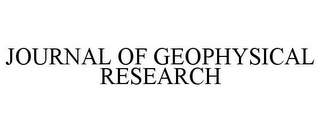 JOURNAL OF GEOPHYSICAL RESEARCH