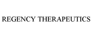 REGENCY THERAPEUTICS