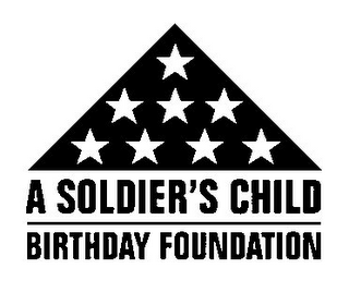 A SOLDIER'S CHILD BIRTHDAY FOUNDATION