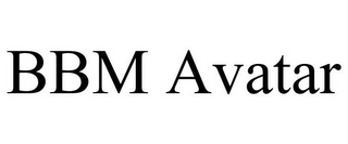 BBM AVATAR