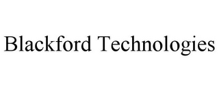 BLACKFORD TECHNOLOGIES