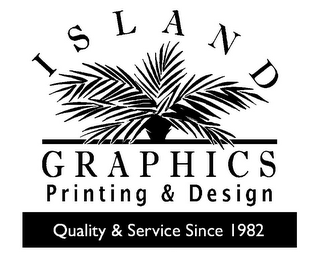 ISLAND GRAPHICS PRINTING & DESIGN QUALITY & SERVICE SINCE 1982