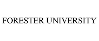 FORESTER UNIVERSITY