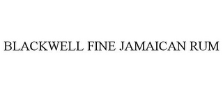 BLACKWELL FINE JAMAICAN RUM