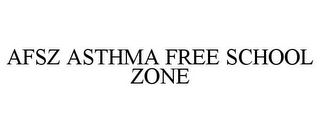 AFSZ ASTHMA FREE SCHOOL ZONE