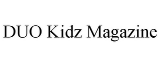 DUO KIDZ MAGAZINE