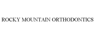 ROCKY MOUNTAIN ORTHODONTICS