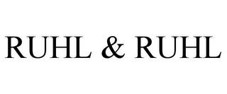 RUHL & RUHL