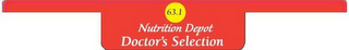 NUTRITION DEPOT DOCTOR'S SELECTION 63.1