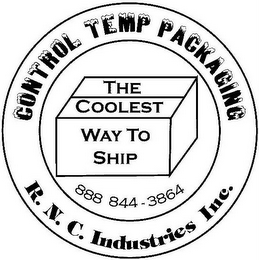 CONTROL TEMP PACKAGING THE COOLEST WAY TO SHIP R.N.C. INDUSTRIES INC. 888 844-3864