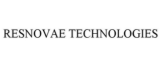 RESNOVAE TECHNOLOGIES