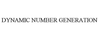 DYNAMIC NUMBER GENERATION