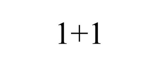 1+1