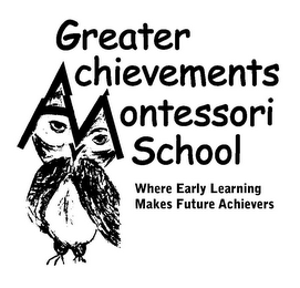 GREATER ACHIEVEMENTS MONTESSORI SCHOOL WHERE EARLY LEARNING MAKES FUTURE ACHIEVERS