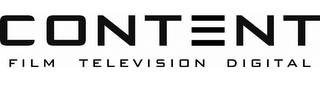 CONTENT FILM TELEVISION DIGITAL