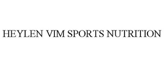 HEYLEN VIM SPORTS NUTRITION