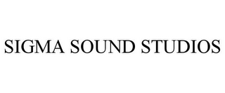 SIGMA SOUND STUDIOS