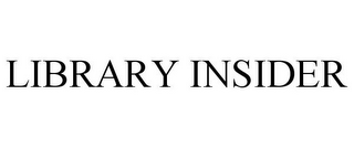 LIBRARY INSIDER
