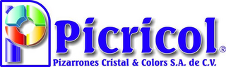 P PICRICOL PIZARRONES CRISTAL & COLORS S.A. DE C.V.