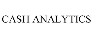 CASH ANALYTICS