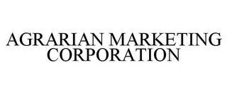 AGRARIAN MARKETING CORPORATION