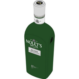 ESTD 1691 NOLET'S DRY GIN SILVER IMPORTED NOLET DISTILLERY