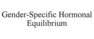 GENDER-SPECIFIC HORMONAL EQUILIBRIUM