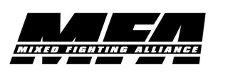 MFA MIXED FIGHTING ALLIANCE