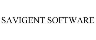 SAVIGENT SOFTWARE