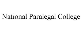 NATIONAL PARALEGAL COLLEGE