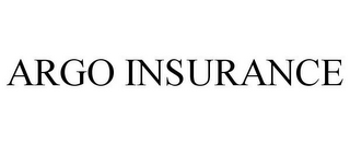 ARGO INSURANCE