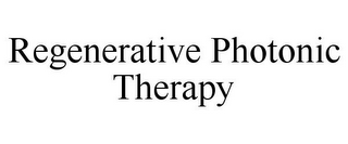 REGENERATIVE PHOTONIC THERAPY