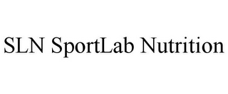 SLN SPORTLAB NUTRITION