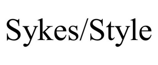 SYKES/STYLE
